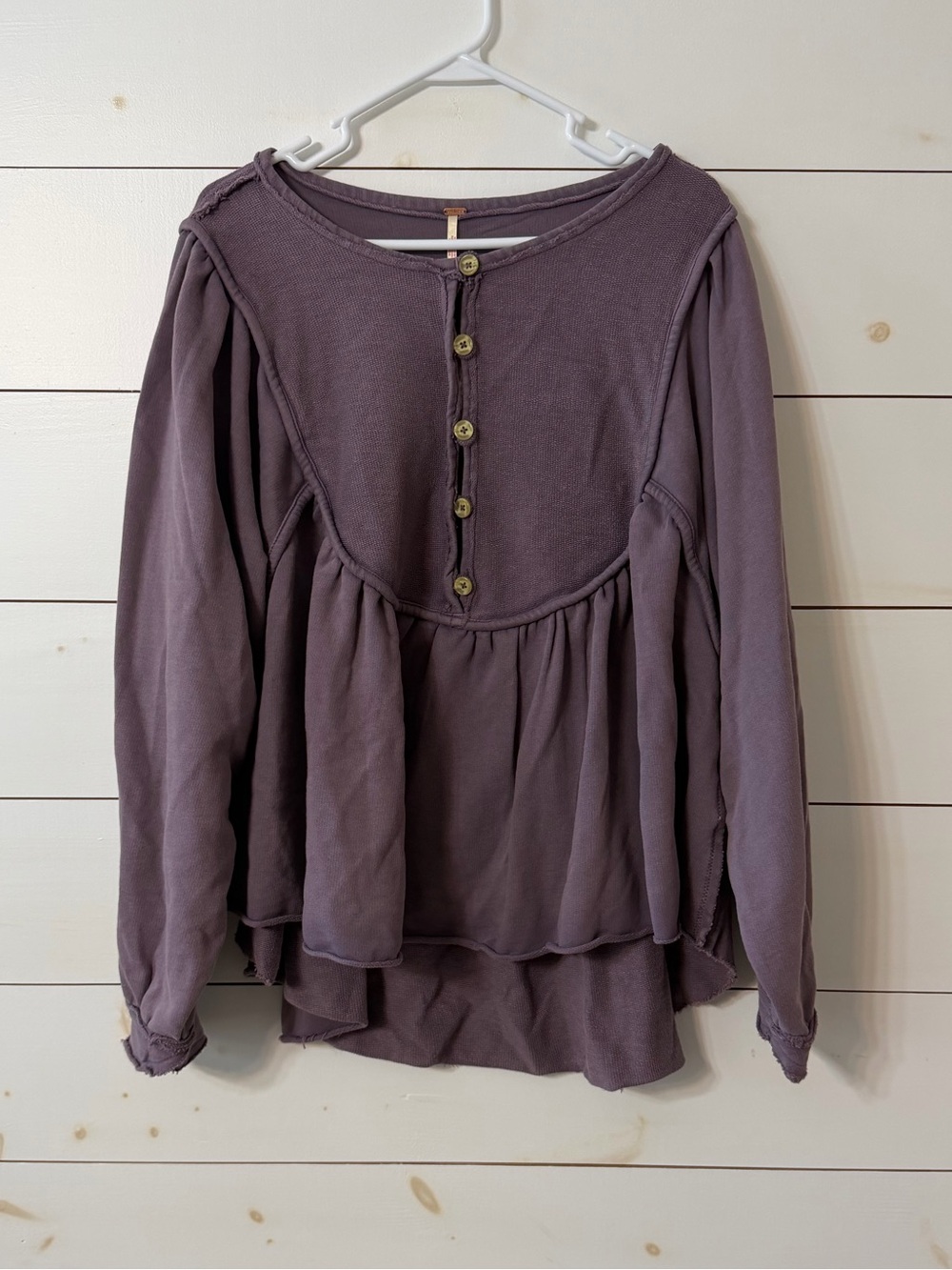 Free People About a Girl Oversized Pullover Size S NWT